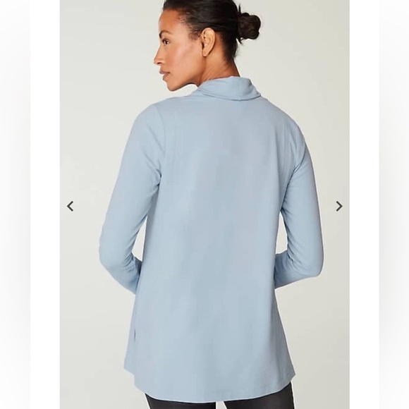 NWOT J Jill Pure Jill Harmony Cowl-Neck Tunic size large - Picture 8 of 9